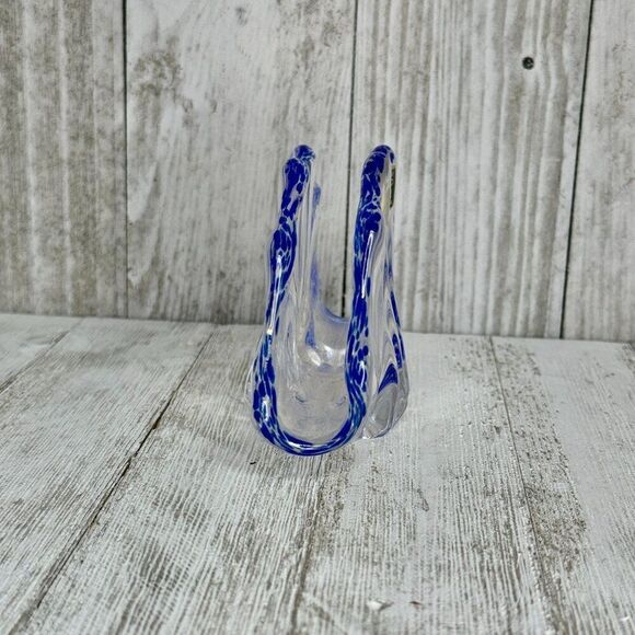 Vintage Violetta Hand Cut 24% Lead Crystal Napkin Holder Letter Holder Poland - Picture 5 of 6